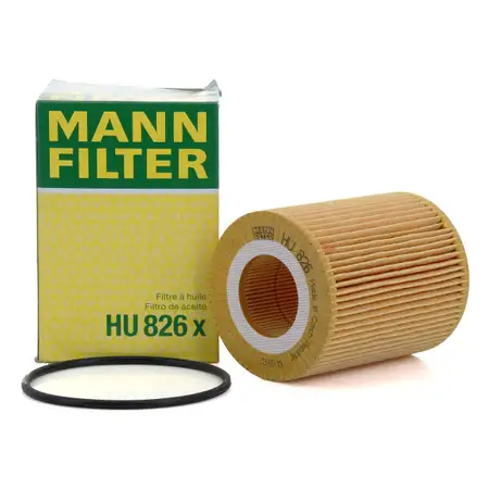 MANN HU826x &Ouml;lfilter CITROEN C5 III C6 PEUGEOT 407 Coupe 3.0 HDi 241 PS 1109.AV