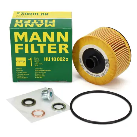 MANN HU10002z &Ouml;lfilter + Schraube f&uuml;r MERCEDES DACIA NISSAN RENAULT SMART