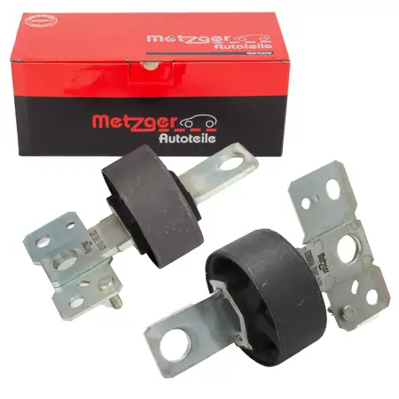 2x METZGER Achsk&ouml;rperlager Lagerung Achsk&ouml;rper FORD Mondeo 4 MK4 Galaxy S-Max WA6 hinten