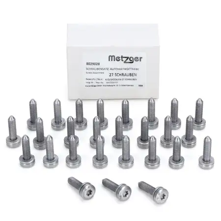 27x METZGER 8029028 Schraube &Ouml;lwanne-Automatikgetriebe M6x1 VW Passat B5 AUDI A4 A6 Superb