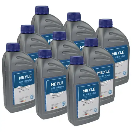 9L 9 Liter MEYLE 0140192800 ATF III H plus Getriebe&ouml;l Automatikgetriebe&ouml;l