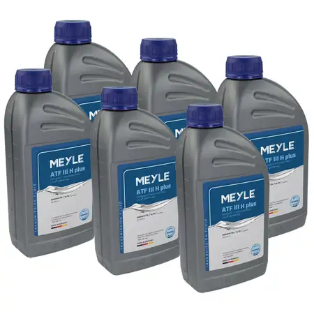 6L 6 Liter MEYLE 0140192800 ATF III H plus Getriebe&ouml;l Automatikgetriebe&ouml;l