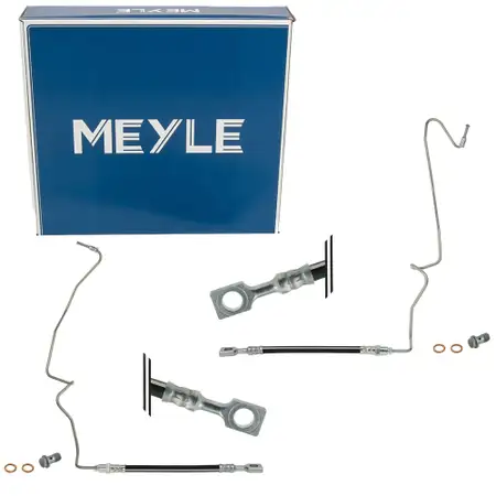 2x MEYLE Bremsschlauch Bremsleitung VW Golf 4 Bora A3 8L1 TT 8N LEON 1M Octavia 1 hinten