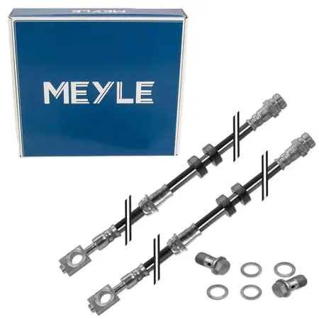 2x MEYLE 1006110079/S Bremsschlauch VW Polo 9N Fox Ibiza 3 4 Fabia 1 2 Roomster vorne