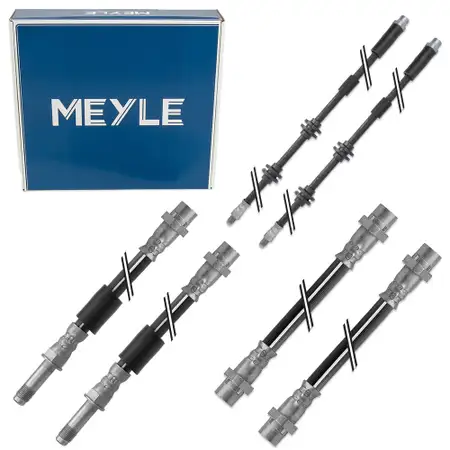 6x MEYLE Bremsschlauch Bremsleitung BMW 1er E81/82/87/88 3er E90/91/92/93 vorne + hinten