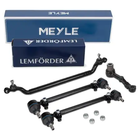 MEYLE Lenkstange + Spurstange + Kopf + Umlenkhebel Set BMW 5er E28 6er E24 vorne