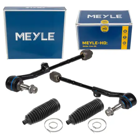 2x MEYLE HD VERST&Auml;RKT Spurstange + Kopf + Manschette BMW E81-E88 E90-E93 X1 E84 vorne