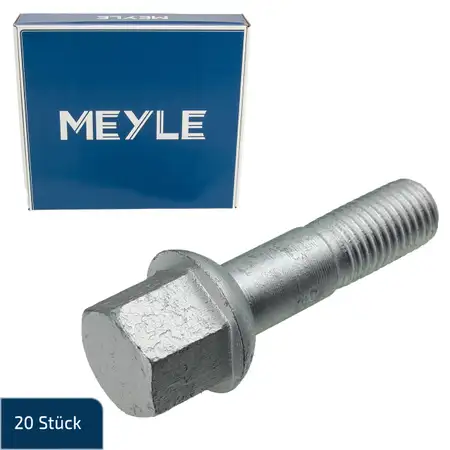 20x MEYLE 0140400000 Radbolzen Radschrauben M12x1,5mm 20mm f&uuml;r MERCEDES-BENZ