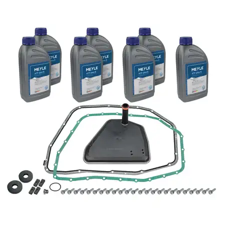 MEYLE 1001350004 Getriebefilter Satz 6HP26 + 7L Getriebe&ouml;l AUDI S6 C6 A8 4E 3.7 4.2 4.0TDI