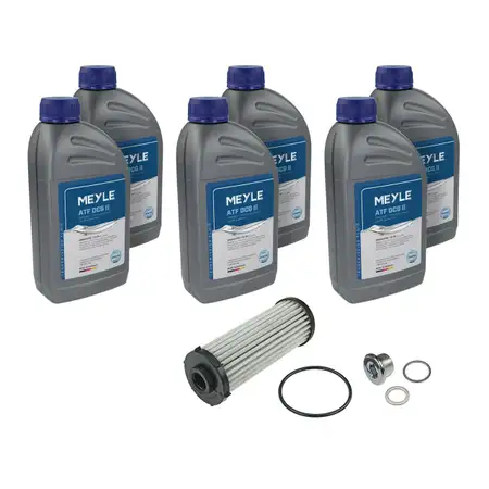 MEYLE 1001350103 Getriebefilter Satz DQ500 DQ400E DSG + 6L Getriebe&ouml;l AUDI SEAT SKODA VW