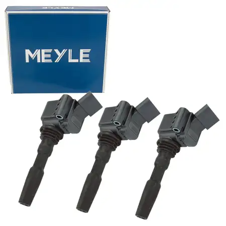 3x MEYLE 1008850024 Z&uuml;ndspule VW Golf 7 Polo 5 Up A1 8X A3 8V Q2 Mii Citigo 1.0 / TSI