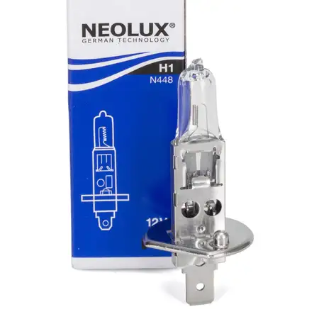 NEOLUX N448 Gl&uuml;hlampe Halogenlampe Scheinwerfer H1 12V 55W P14.5s