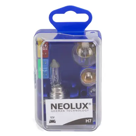 1x NEOLUX N499KIT Ersatzlampenbox Gl&uuml;hlampensatz H7 12V P21/5W W5W R5W P21