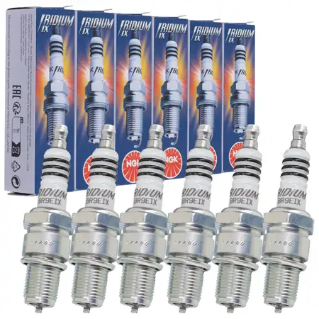 6x NGK 3981 BR9EIX IRIDIUM IX Z&uuml;ndkerze f&uuml;r KAWASAKI KTM YAMAHA