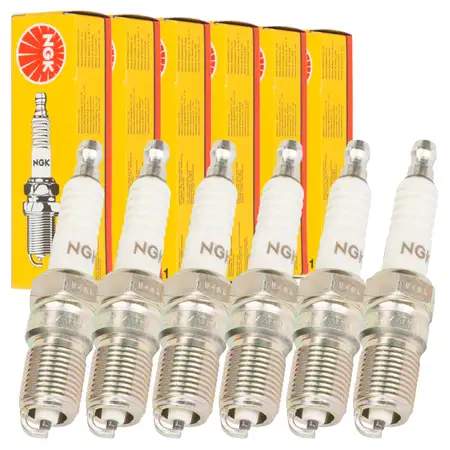 6x NGK 3812 BP6EFS Z&uuml;ndkerze MERCEDES 190 W201 W124 W463 W111 W112 W126 R107 R129 M103