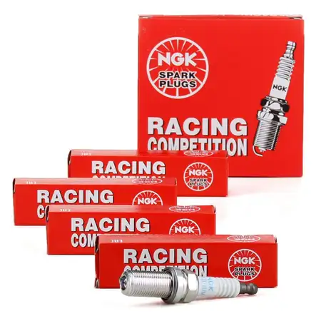 4x NGK 4656 R7438-9 Iridium RACING Z&uuml;ndkerze UPGRADE TUNING f&uuml;r VAG 1.8/2.0 TFSI EA888