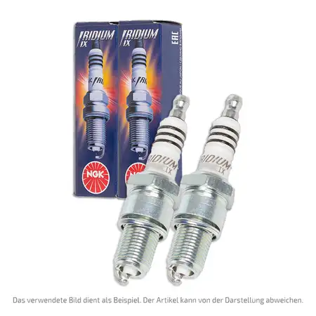 2x NGK 6637 BPR6EIX IRIDIUM IX Z&uuml;ndkerze AUDI BMW OPEL PORSCHE RENAULT VW YAMAHA