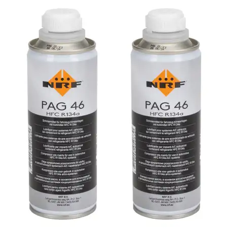 2x 250ml NRF 38814 Kompressor &Ouml;l Kompressor&ouml;l Klimaanlagen&ouml;l PAG 46 HFC R134a