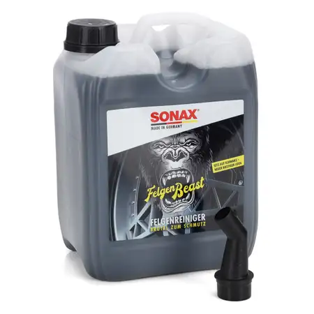 5L 5 Liter SONAX 433500 FelgenBeast s&auml;urefreier Felgenreiniger Felgen Reiniger