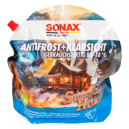 3L SONAX SWEET HOME ANTIFROST &amp; KLARSICHT Scheiben Frostschutz GEBRAUCHSFERTIG bis -18&deg;C