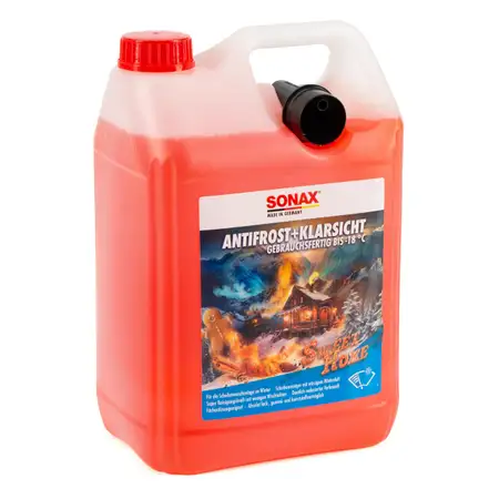 5L SONAX SWEET HOME ANTIFROST &amp; KLARSICHT Scheiben Frostschutz GEBRAUCHSFERTIG bis -18&deg;C