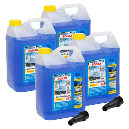 20L 20 Liter SONAX 332505 ANTIFROST &amp; KLARSICHT Scheiben Frostschutz Konzentrat Citrusduft