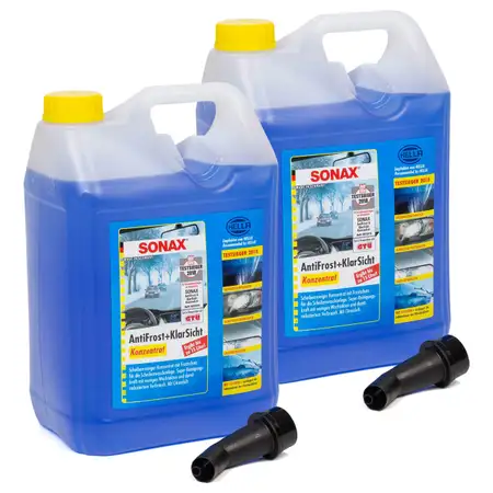 10L10 Liter SONAX 332505 ANTIFROST &amp; KLARSICHT Scheiben Frostschutz Konzentrat Citrusduft