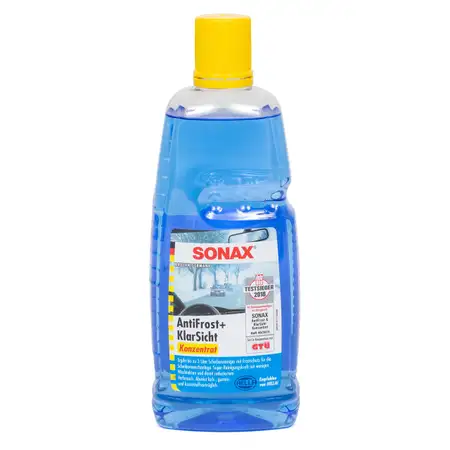 1L 1 Liter SONAX 332300 ANTIFROST &amp; KLARSICHT Scheiben Frostschutz Konzentrat Citrusduft