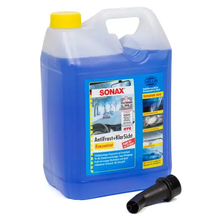 5L 5 Liter SONAX 332505 ANTIFROST &amp; KLARSICHT Scheiben Frostschutz Konzentrat Citrusduft