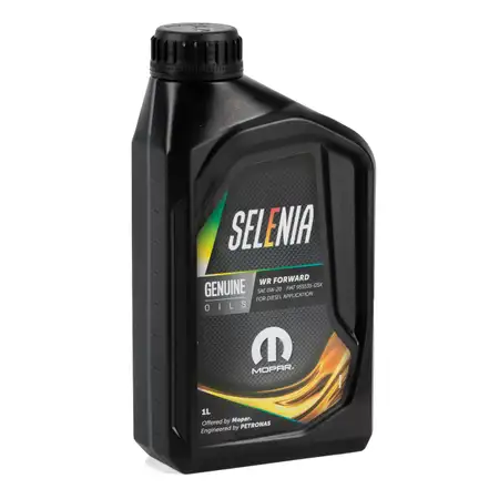 1L 1 Liter PETRONAS SELENIA FORWARD 0W-20 MOPAR Motor&ouml;l ACEA C5 Fiat 9.55535-D5X