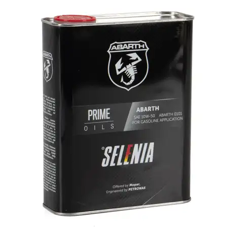 2L 2 Liter PETRONAS SELENIA 10W-50 Motor&ouml;l &Ouml;L ACEA C3 ABARTH 0101