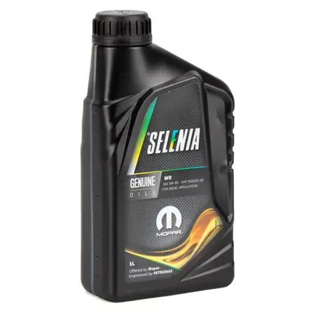 1L 1 Liter PETRONAS SELENIA Motor&ouml;l &Ouml;l WIDE RANGE WR 5W40 MOPAR FIAT 9.55535-N2