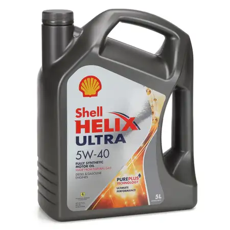 5L 5 Liter SHELL HELIX ULTRA 5W-40 5W40 Motor&ouml;l &Ouml;l MB 226/229.5 VW 502/505.00