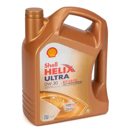 5L 5 Liter SHELL HELIX ULTRA ECT C2/C3 0W30 Motor&ouml;l &Ouml;l VW 504/507.00 MB 229.52