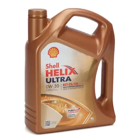 4L 4 Liter SHELL HELIX ULTRA ECT C2/C3 0W30 Motor&ouml;l &Ouml;l VW 504/507.00 MB 229.52