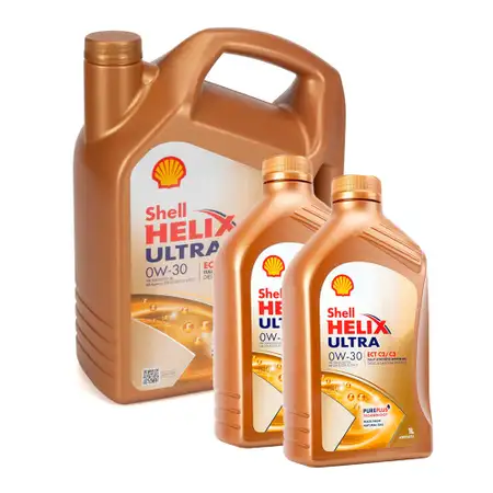 7L 7 Liter SHELL HELIX ULTRA ECT C2/C3 0W30 Motor&ouml;l &Ouml;l VW 504/507.00 MB 229.52