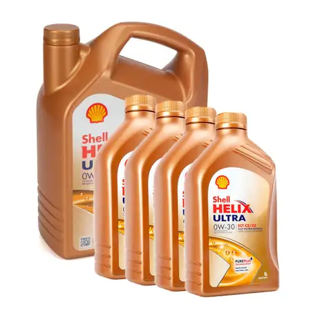 9L 9 Liter SHELL HELIX ULTRA ECT C2/C3 0W30 Motor&ouml;l &Ouml;l VW 504/507.00 MB 229.52