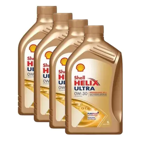 4L 4 Liter SHELL Motor&ouml;l &Ouml;l HELIX ULTRA Professional AV-L 0W30 VW 504.00/507.00