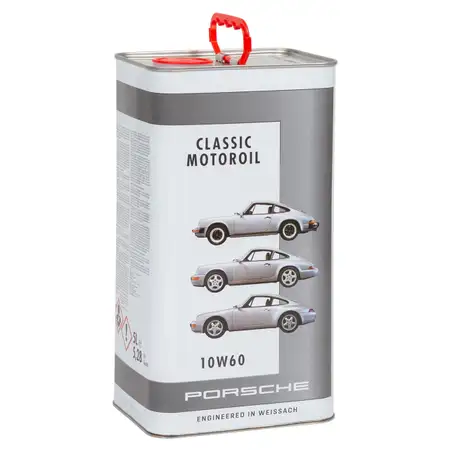 5 Liter ORIGINAL Porsche CLASSIC Motor&ouml;l &Ouml;l 10W-60 911 G ab 3,0 Liter 964 993