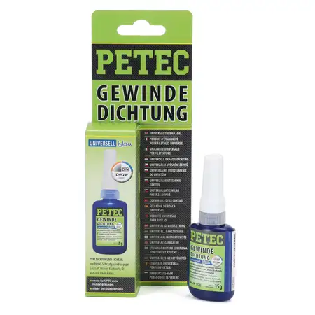 PETEC 97216 Gewindedichtung Gewindedichtstoff Dichtung Dichtmaterial 15g