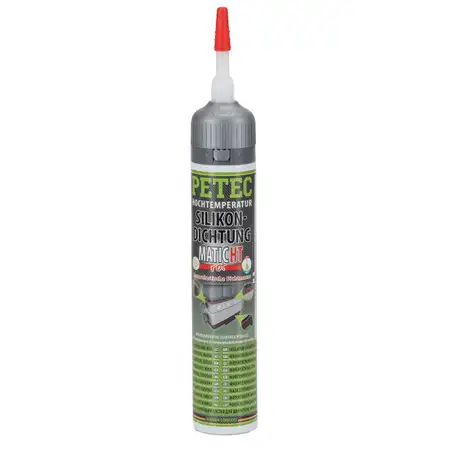 PETEC 97820 Silikondichtung MATIC HT ROT dauerelastische Dichtmasse 200ml