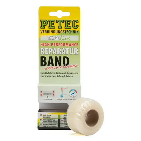 PETEC 94903 Reparaturband High Performance selbstverschwei&szlig;end 3mx25mmx0,5mm