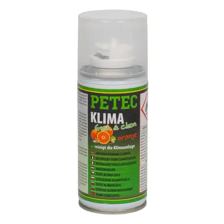 PETEC 71460 Klima Fresh &amp; Clean Klimaanlagen-Lufterfrischer ORANGE 150ml