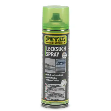 PETEC 70750 Lecksuchspray Pr&uuml;fspray Leckfinder Spray Dichtheitspr&uuml;fung 400ml