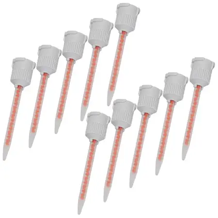 10x PETEC 98511 Mischrohr Mischerspitze f&uuml;r 2K Power Kleber high performance 11ml