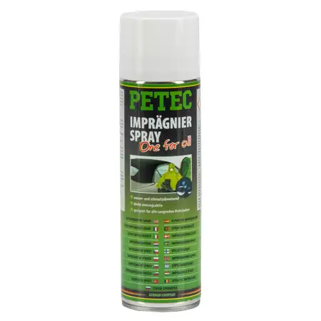 PETEC 72750 Impr&auml;gnierspray Universalimpr&auml;gnierspray Verdeck-/Textilimpr&auml;gnierung 500ml