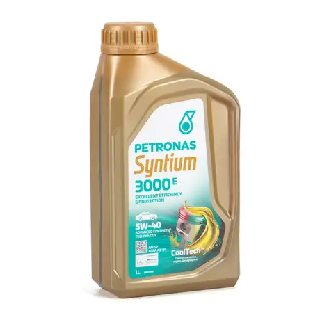 1L 1 Liter PETRONAS Syntium 3000 E 5W-40 Motor&ouml;l &Ouml;l BMW LL-01 MB 229.5 VW 502/505.00