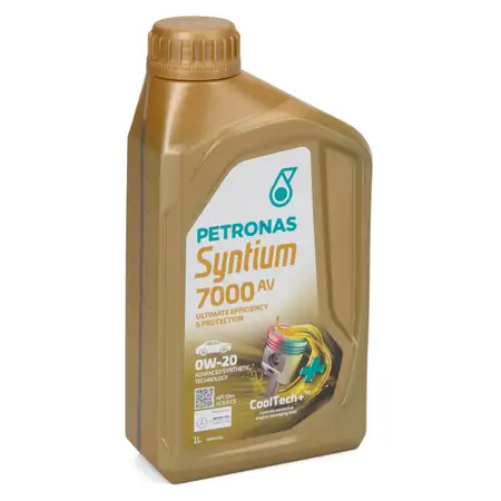 1L 1 Liter PETRONAS Syntium 7000 AV 0W-20 Motor&ouml;l ACEA C5 VW 508/509.00 Porsche C20