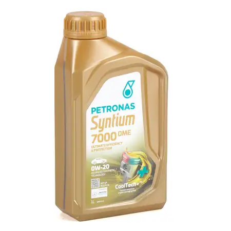 1L 1 Liter PETRONAS Syntium 7000 DME 0W-20 Motor&ouml;l &Ouml;l API SP ACEA C6 MB 229.71/72