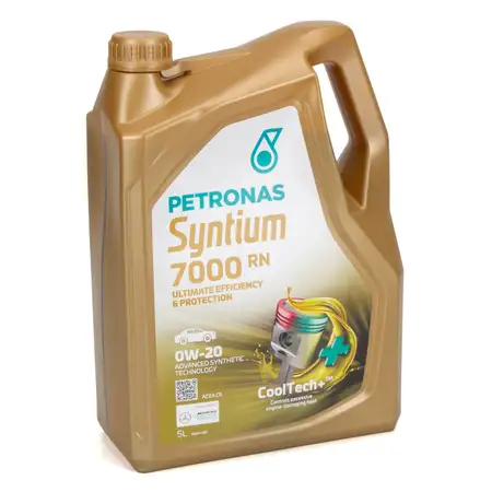 5L 5 Liter PETRONAS Syntium 7000 RN 0W-20 Motor&ouml;l &Ouml;l ACEA C5 Renault RN17FE